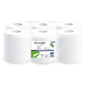 "Lucart Eco 375WE Sustainable White Paper Towels - Eco-Friendly & Absorbent Hygiene Solution"